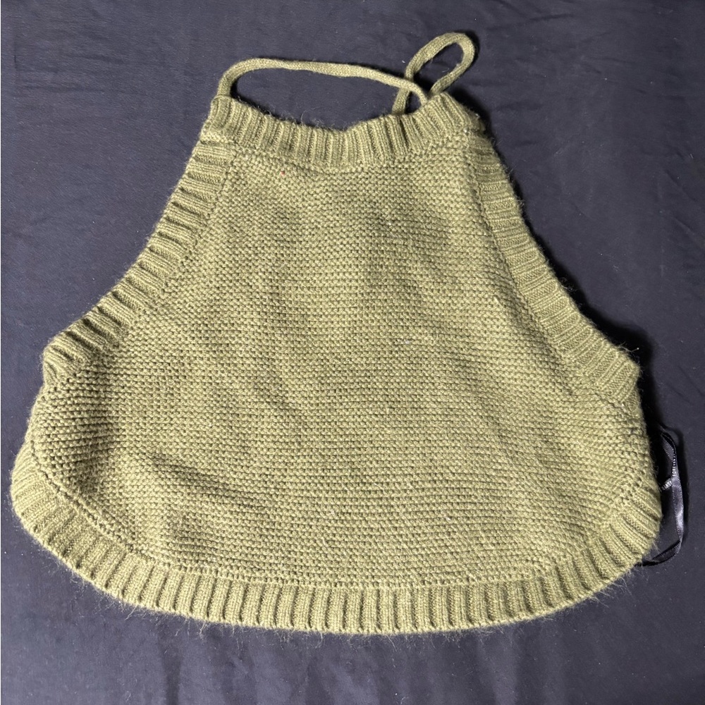 Forever 21 Olive Green Knit Crop Top